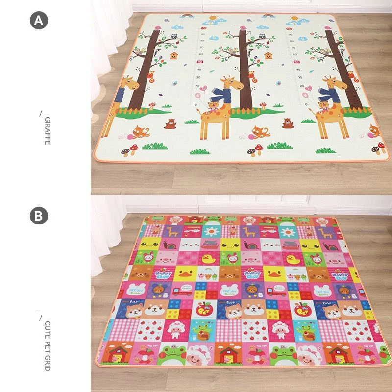 1cm EPE Large Size Play Mat for Children\'s Safety Mat Environmentally Friendly Thick Baby Crawling Play Mats Folding Mat Carpets