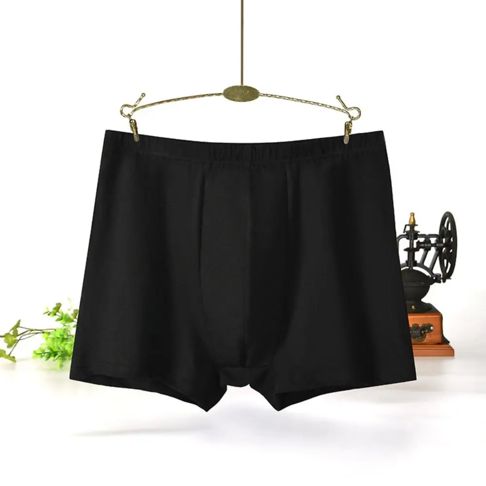 5 قطع أزياء فضفاضة القطن الملاكم ملخصات منتصف الخصر سراويل داخلية للرجال الملابس الداخلية بسيطة السراويل السروال الهدايا