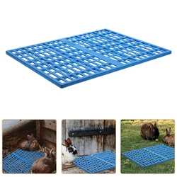 2 Pcs Rabbit Mats Pet Cage Floor for Guinea Pig Pads Snap Joint Durable Plastic Bunny