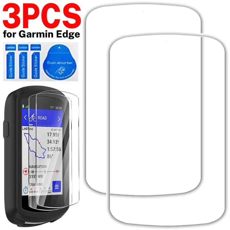 

1-3Pcs Tempered Glass Screen Protector for Garmin Edge 1040 1030 820 830 520 530 130 Edge Explore 2 Anti-scratch Protective Film