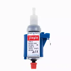 Jiayin-bomba de agua solenoide para plancha eléctrica, mopa de equipo, vapor de mano para ropa, 220V, 9W, JYPS-2