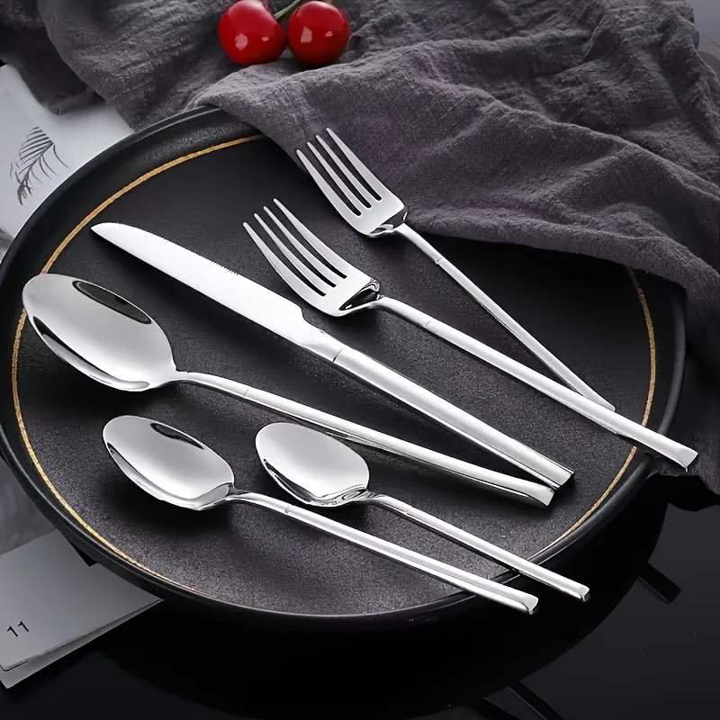 40-Piece Stainless Steel Cutlery Set 5