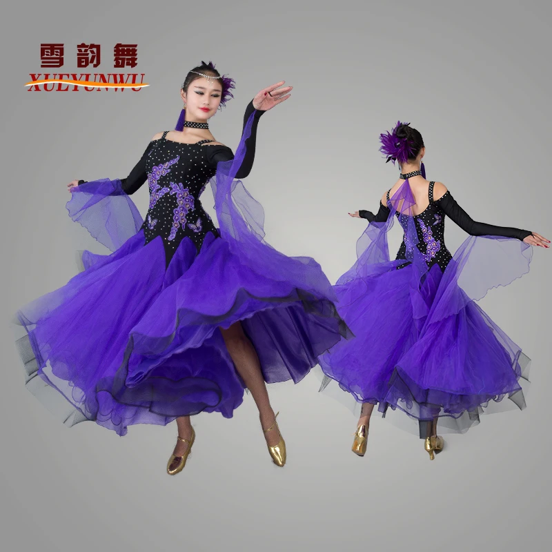 2025 Newest Woman Ballroom Dance Competition Dress Dance Ballroom Waltz Standard Dance Dress Women Ballroom Dress