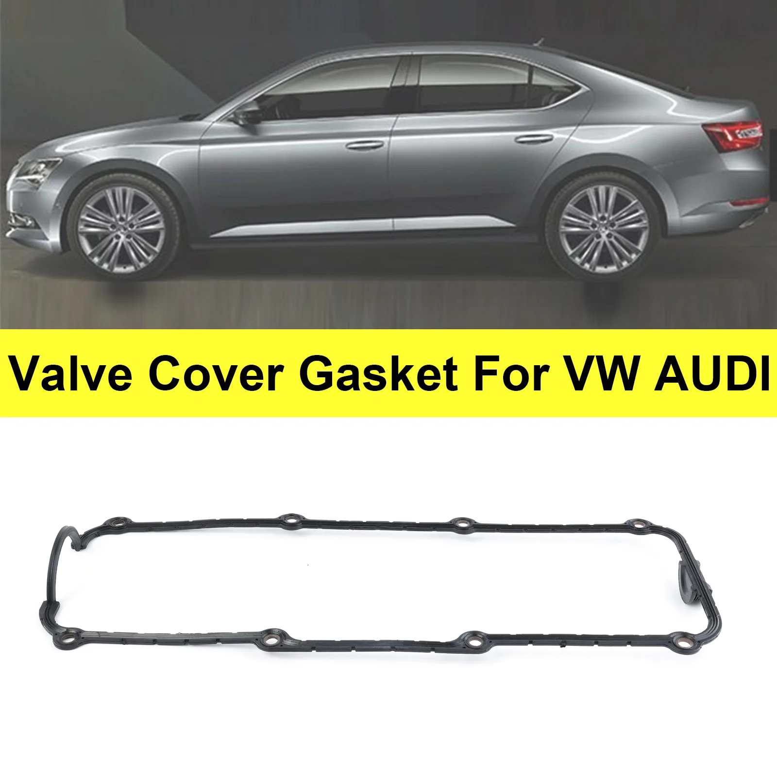 Car Engine Valve Rocker Cover Gasket Part For VW GOLF Bora Kombi Skoda SEAT  Cordoba Vario MK3 Audi A4 1.6L 1.8L 2.0L 051103483A