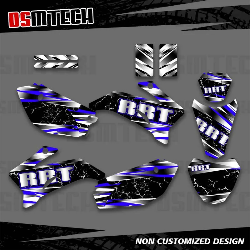 DSMTECH For Yamaha TTR 110 TTR110 All Years Motorcycle Graphics Background Decals Sticker Fairing Customize Protector Stickers