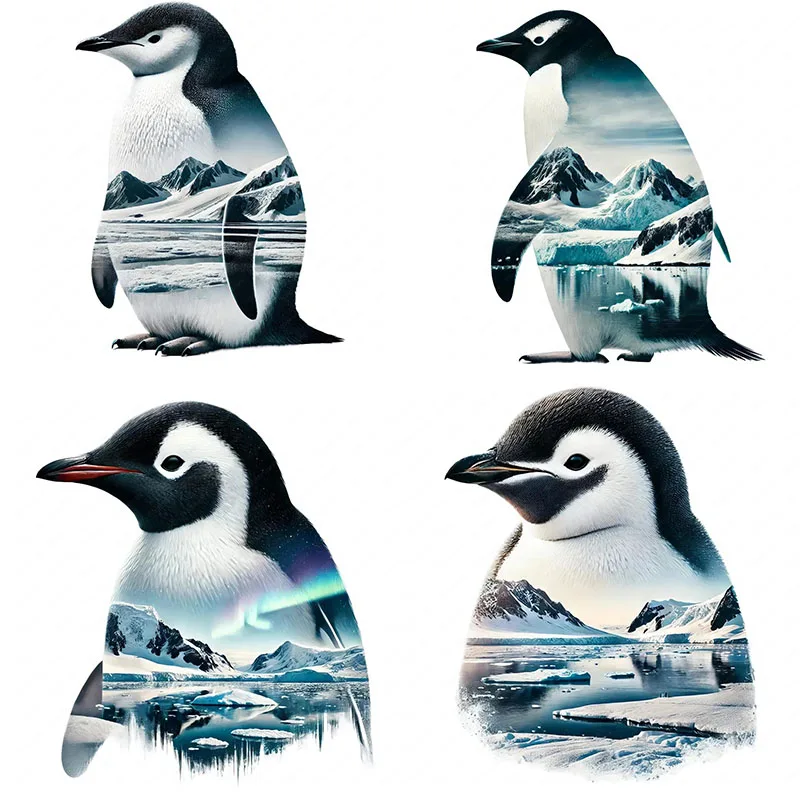 

MT820# Cute Penguin Stickers Decoration for Living Room, Wall, Bedroom, Toilet and Home Decor Car Decals Self-Adhesive