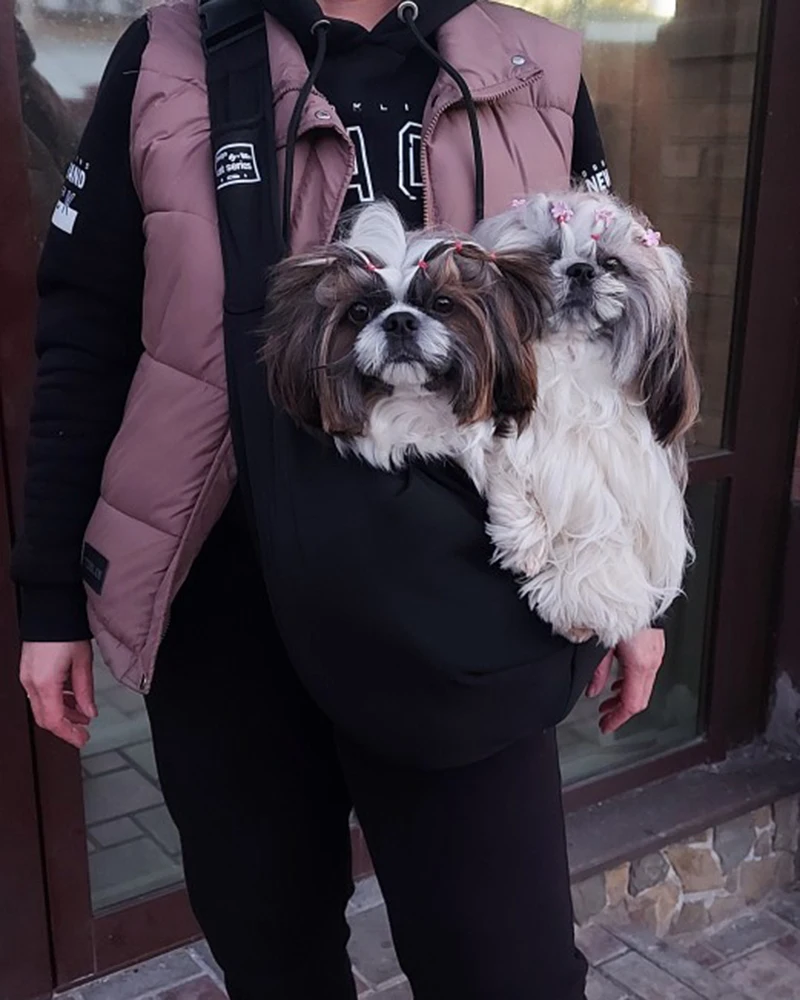 Bolsa de transporte para mascotas, bolso de hombro para cachorros de viaje al aire libre, bolso de mano cómodo para perros, bolso de mano para