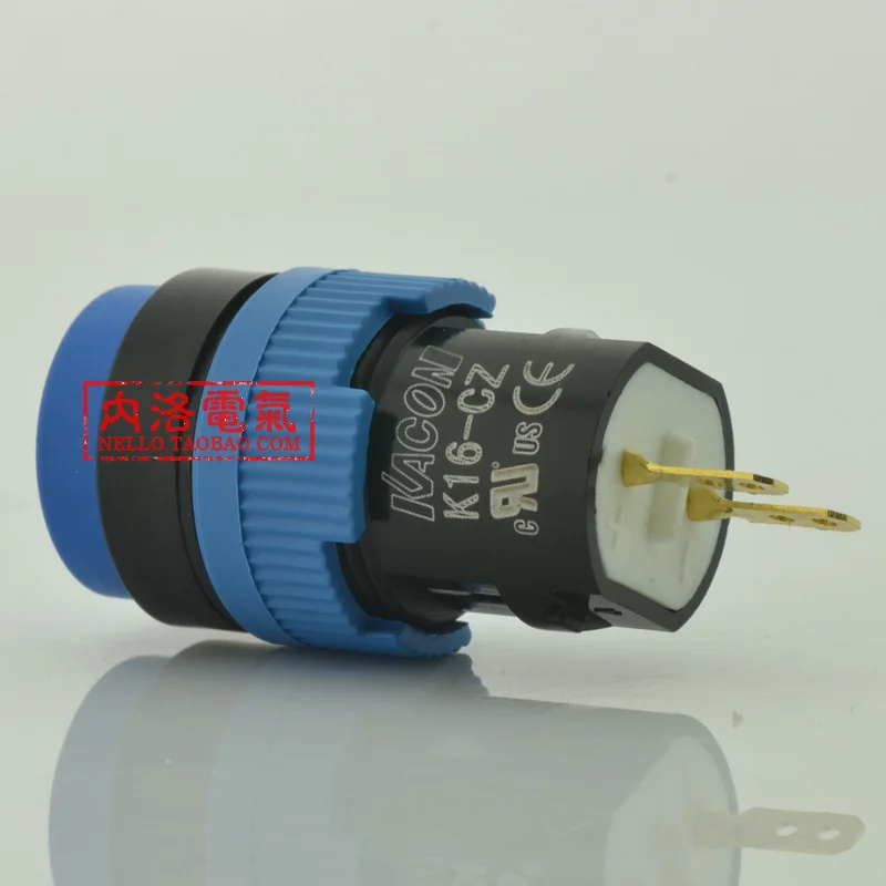 [SA]Korea Kaikun KACON 16mm round blue buzzer K16-CZ K16-CZL D4 continuous sound DC24V--10pcs/lot