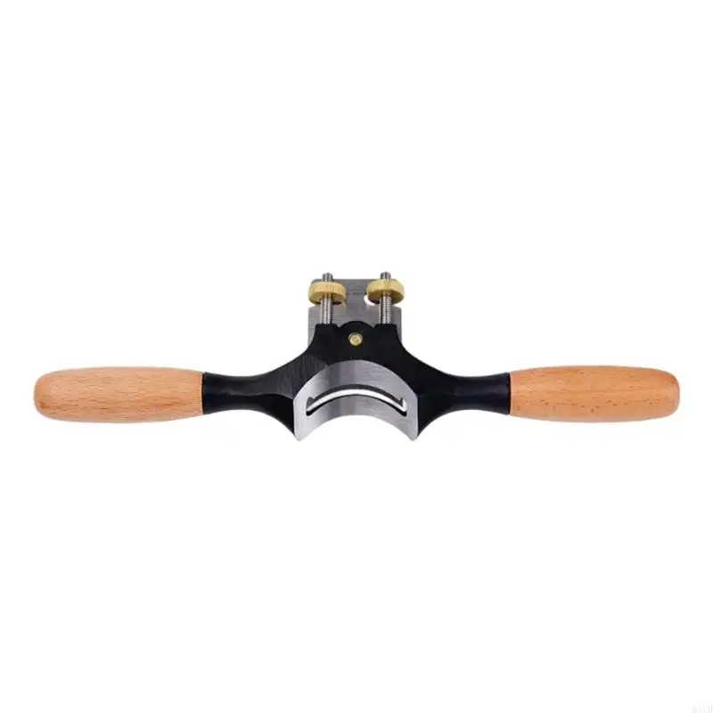 

Professional Curved Soles Spokeshave With Manganese Steel Blade And Beechwood Handle For Round Shaping And Smoothing M4YD