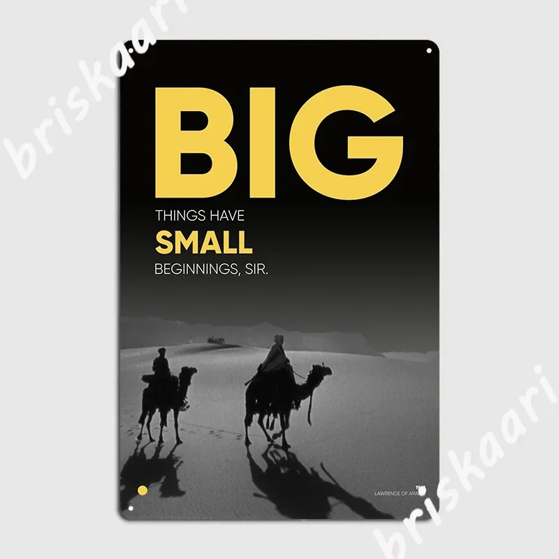 Lawrence Of Arabia Metal Sign Pub Printing Kitchen Poster Tin Sign Poster