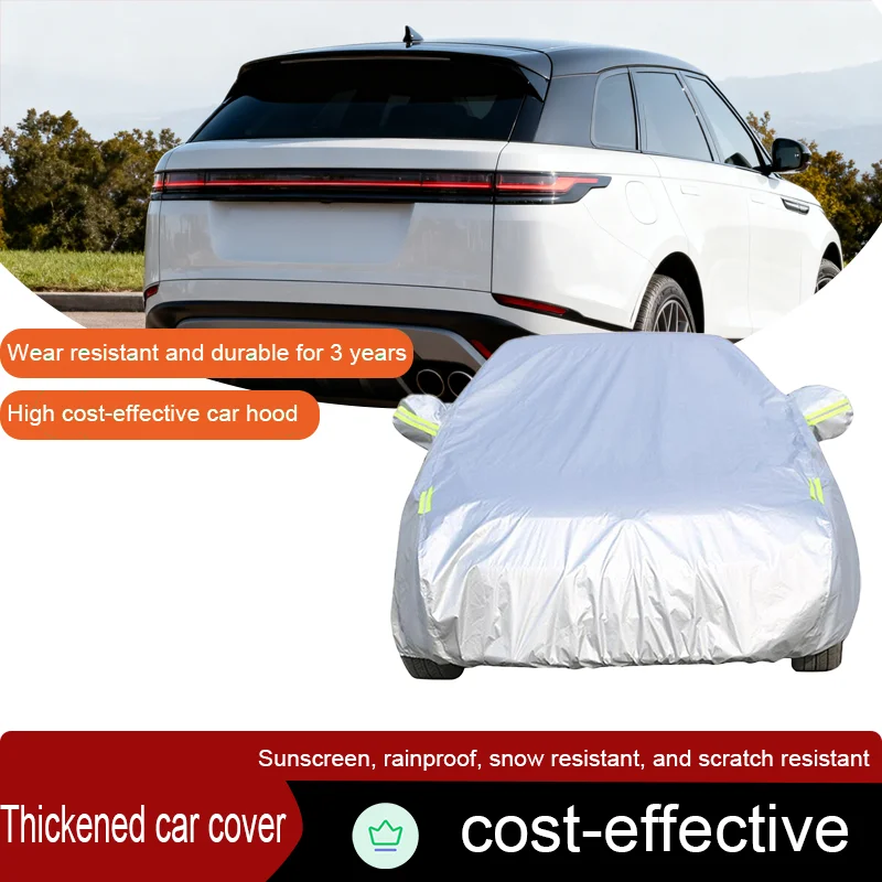 For Range Rover Sport Velar SUV Full Set Car Cover Sunshade, UV Protection, Rain and Snow Protection, Windproof Thickened