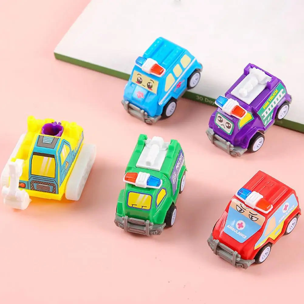 Zabawka Samochodowa dla Dzieci Zabawka Samochodowa 12szt Mini Model Pojazdu Budowlanego Wyścigowego Samochodzik z Napędem Pull Back dla Dzieci Kreskówka Maluchy Chłopcy Dziewczynki Impreza