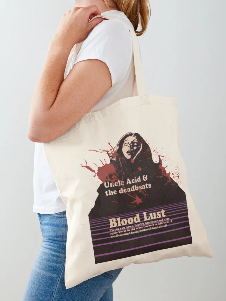 

Uncle Acid 2 Tote Bag bag luxury women large size bags reusable shopping bag custom fabric