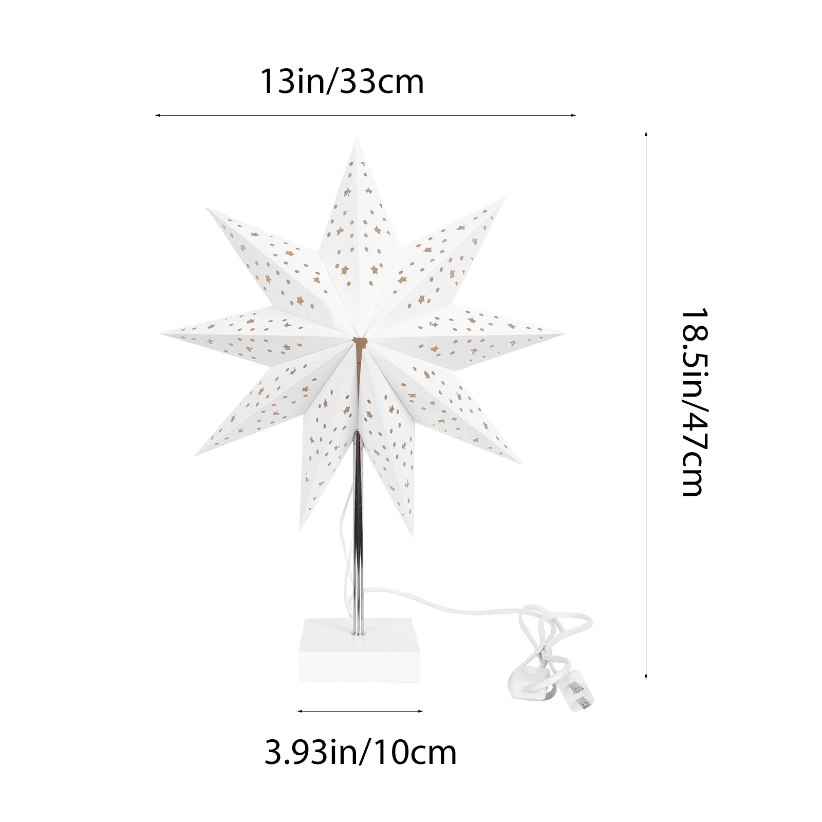 1 قطعة تسعة مصباح الإبداعية عيد الميلاد ضوء ديكور غرفة نوم جو داخلي حفلة ليلة مصباح مهرجان الديكور هدية #5