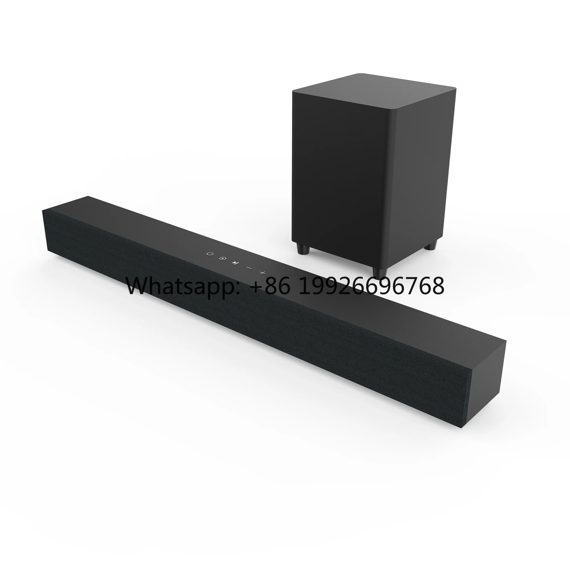 70W TV Soundbar with DSP Remote, 2.1 Channel Audio, Wireless & AUX Inputs for Gaming/PC/Home Theater