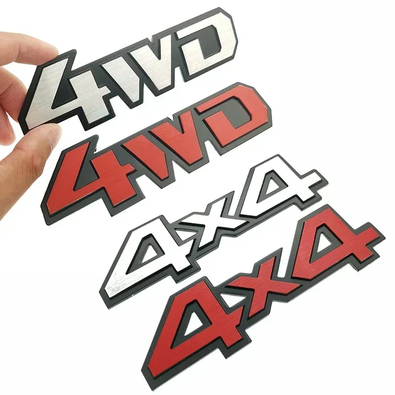 Alloy Emblem Car Rear Trunk Sticker Side Badge for Jeep 4x4 4WD Commander Wrangler Compass Grand Cherokee Patriot Liberty