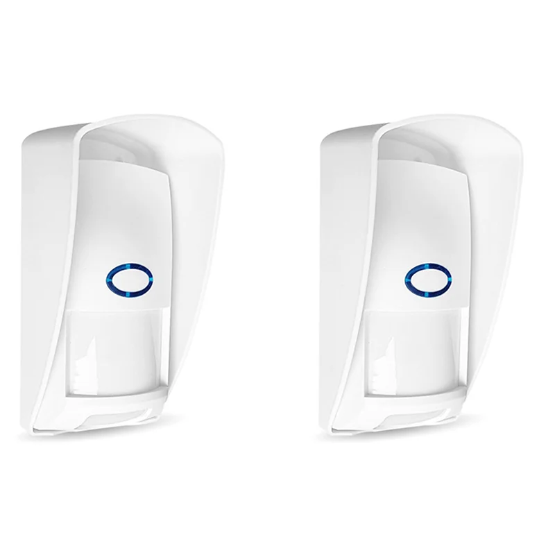 【Buy Now】2X 433Mhz Wireless PIR Motion Sensor Alarm Animal Immune Infrared Detector Waterproof Outdoor Infrared Detector