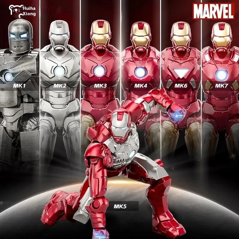 

Original 7cm Iron Man MK8 MK9 MK10 MK11 MK12 MK13 MK14 Blind Box Tony Stark DIY Toys Model Action Figure Festival Gift ﻿