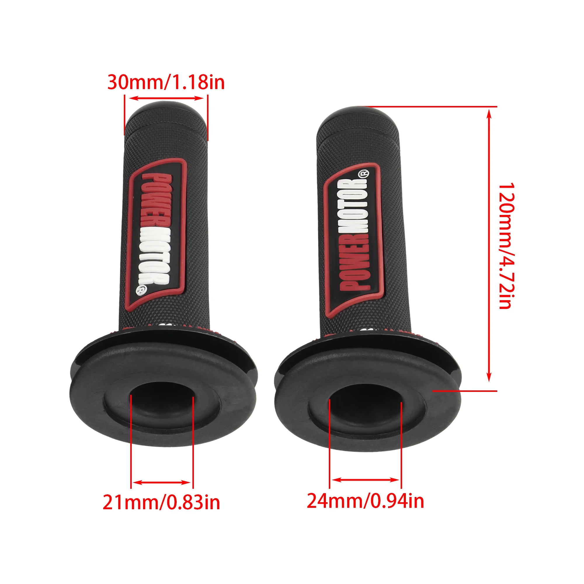 Motorcycle rider uses rubber off-road modified electric bike handle gloves Pro Ghost Train throttle shift handle cover view 6
