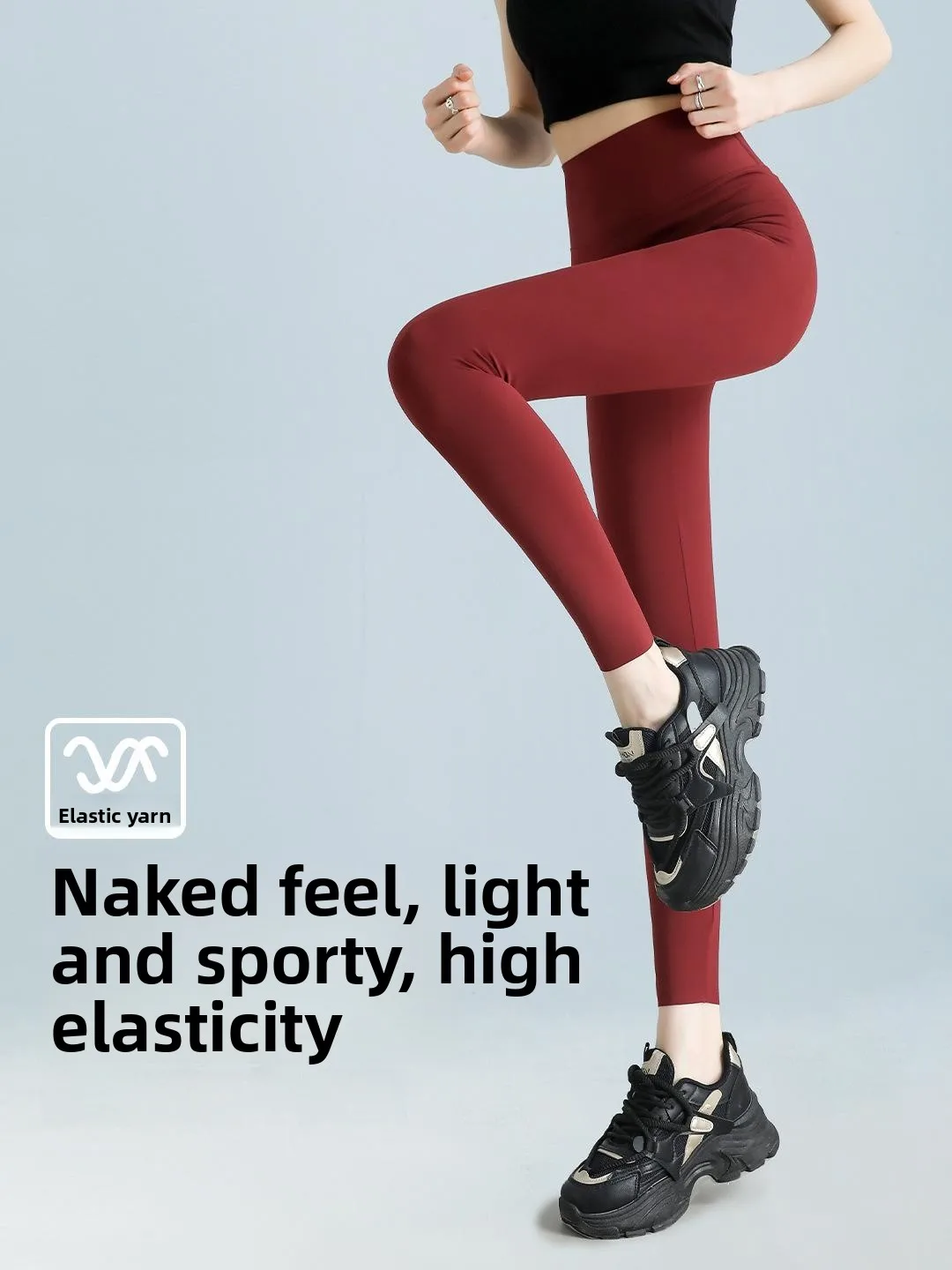 Pantaloni da yoga da donna sottili e efficaci dimagranti Pantaloni Qui Dry Spor con strato base Pantaloni estivi indossabili all'aperto