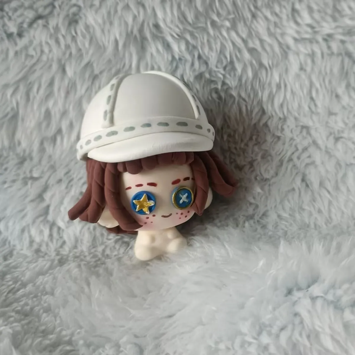 La estatuilla "Identity V", "Acrobat Mai Mai" ACE Little Bean, es una linda personalización de arcilla hecha a mano