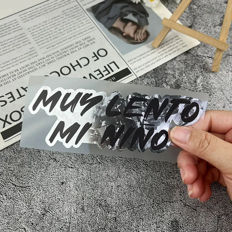 قطعة واحدة من ملصق قوس قزح رائع "Muy Lento Mi Niño"، مقاوم للماء والأشعة فوق البنفسجية - مثالي لتخصيص الدراجات النارية والمركبات #6