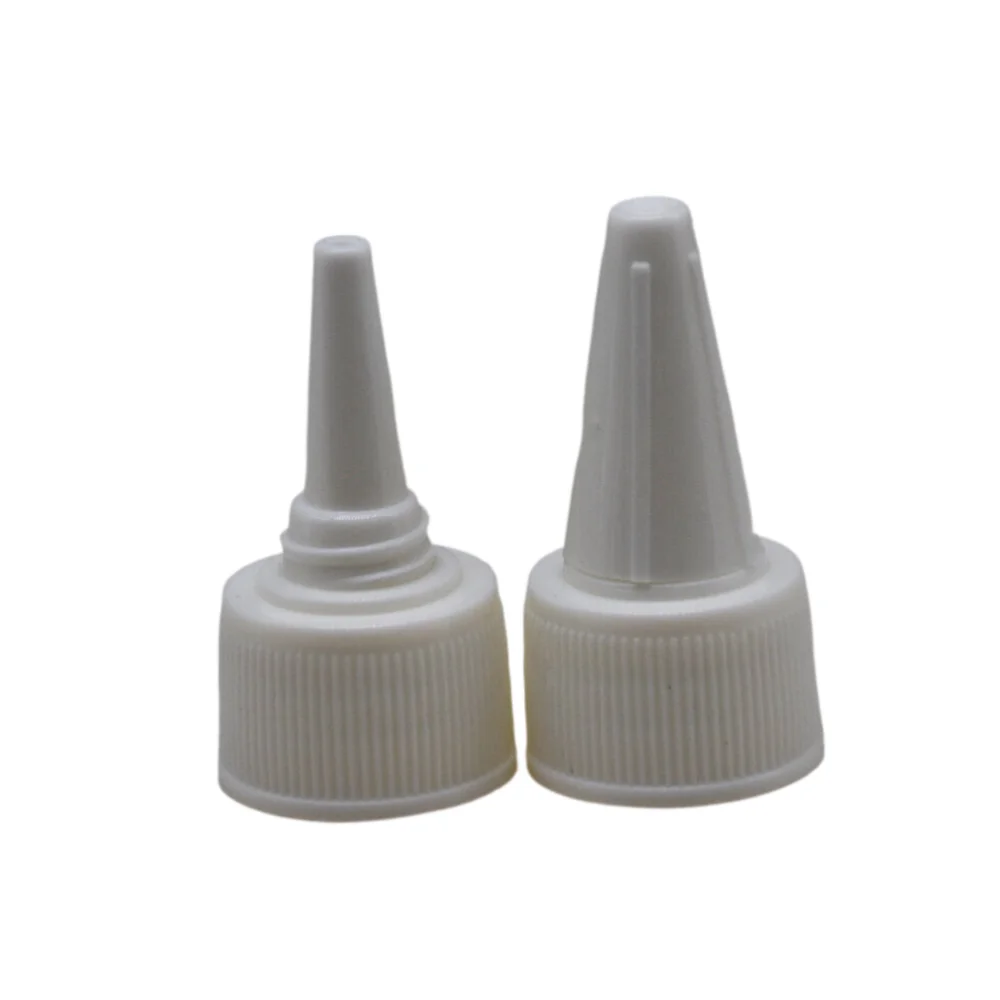 Sample Oder 20pcs/lot 20-410 White 20mm Twist Bottle Cap,Replacement Caps for Glue Dispensing Bottle