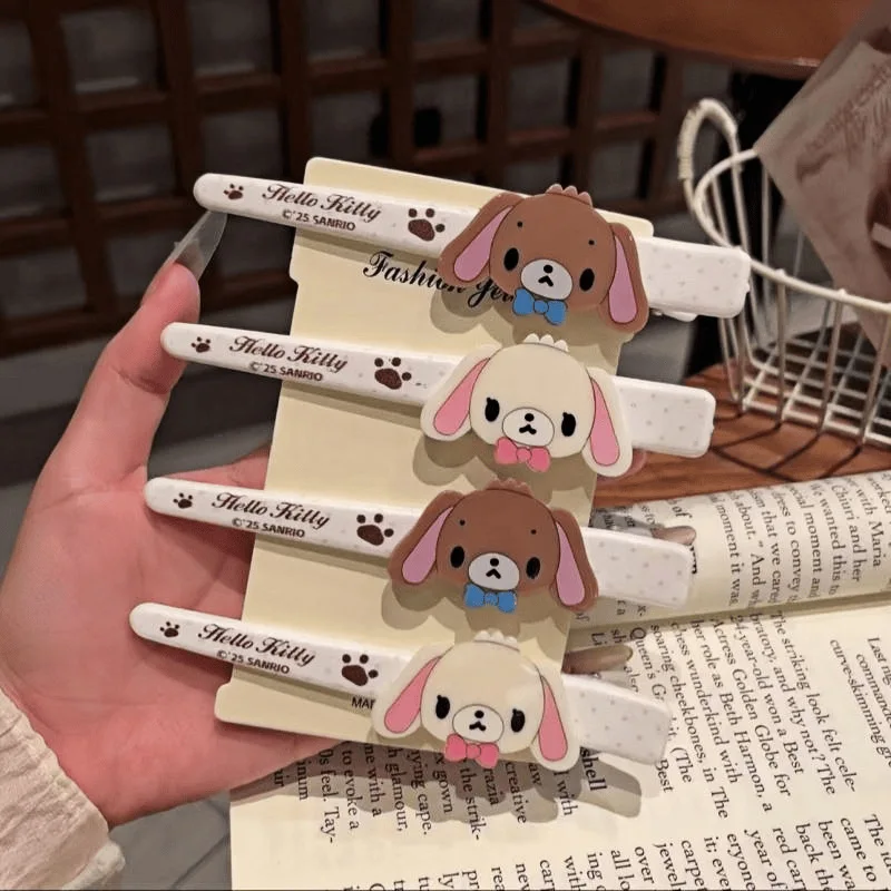 Cartoon Cute Sugarbunnies Side Hair Clip Bow Versatile Bangs Disorderly Hair Sorting Hairstyle Accessories A Gift for A Friend
