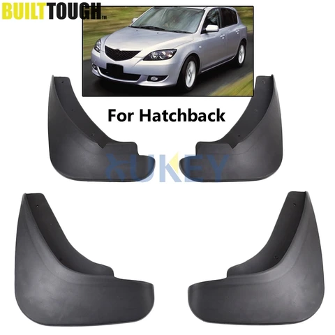 Комплект автомобильных брызговиков для Mazda 3 (BK) Hatch Hatchback M3 2004-2008, брызговики, брызговики, брызговики Fender 2005 2006 2007