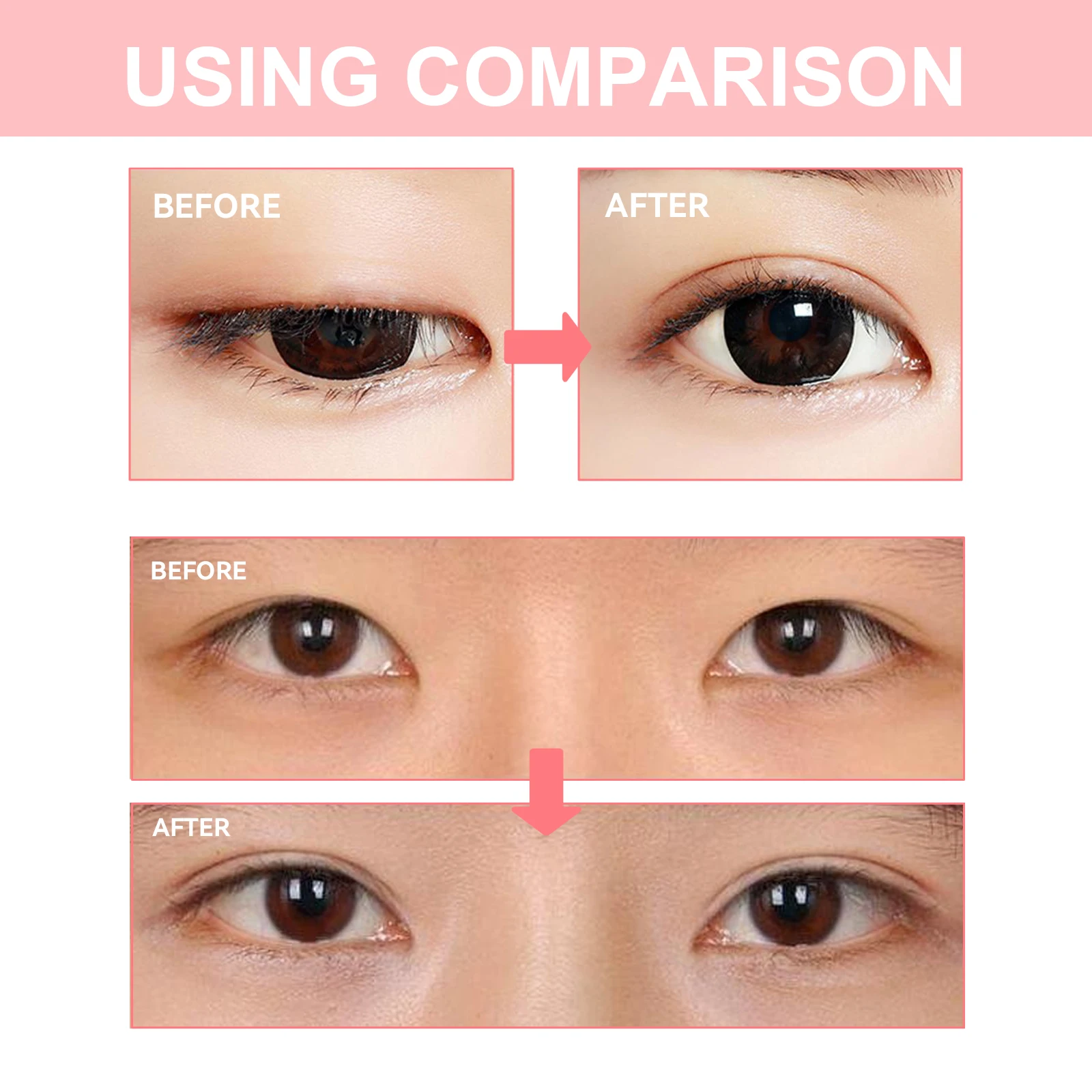 EELHOE Double Eyelid Styling Cream Double Eyelid Shaping Cream 20g Invisible Eyelid Adhesive Cream Eyelid Glue With Y Stick
