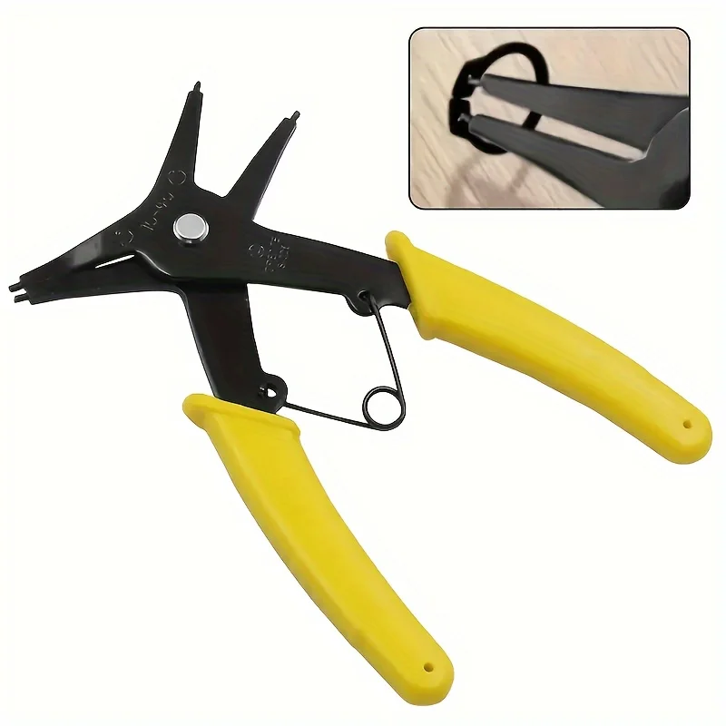 1PC 2-in-1 Spring Compressor Pliers | Heavy Duty Steel Tool for Car Engine Valve Spring Removal & Installation
