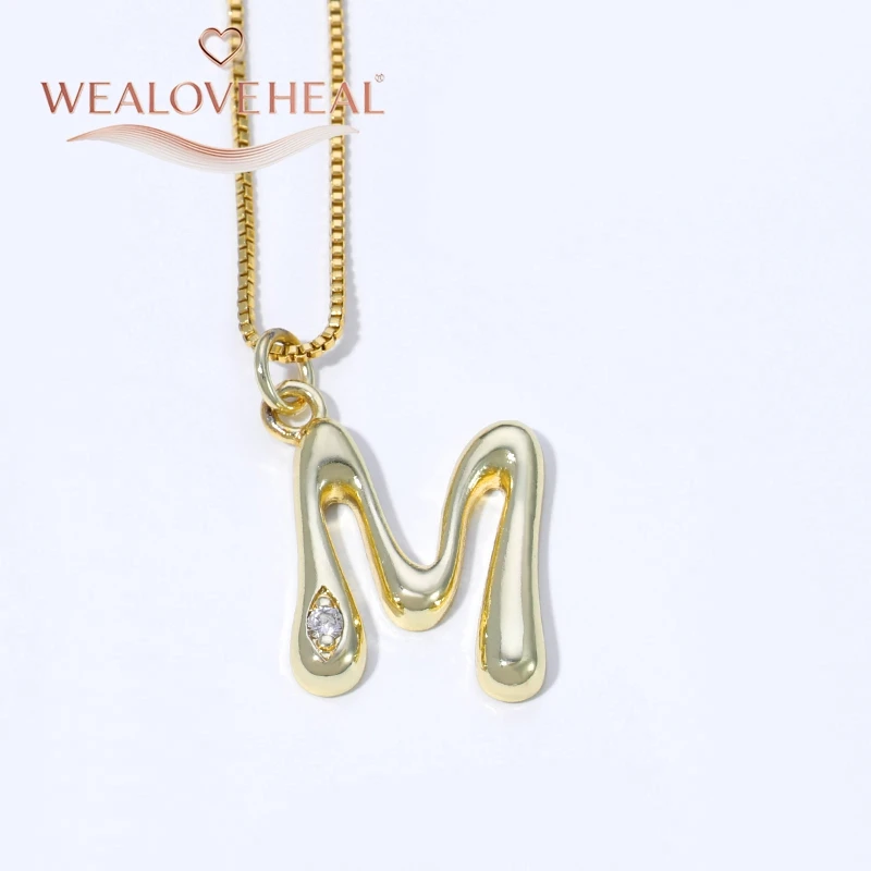 muttertagsgeschenk，Luxuriöse Halskette mit Initialen von A bis Z aus 18 Karat vergoldetem Messing, glänzender CZ-Buchstabenanhänger, minimalistischer Alphabet-Schmuck für Frauen, individuelles Namensgeschenk – Detail 31