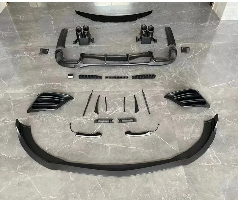 

Car Front shovel Tail Spoiler rear lip tail throat cover frame for Mercedes-Benz S-class W223 upgrade