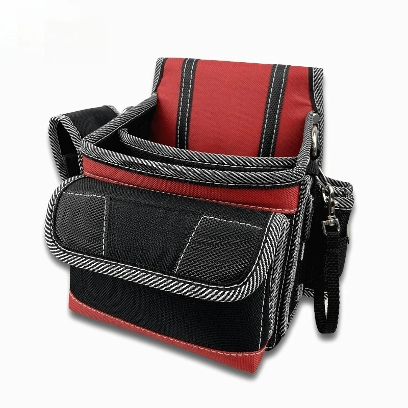 Tool waist bag three-dimensional sturdy reinforced electrician tool bag One shoulder crossbody firm wear-resistant tool bag