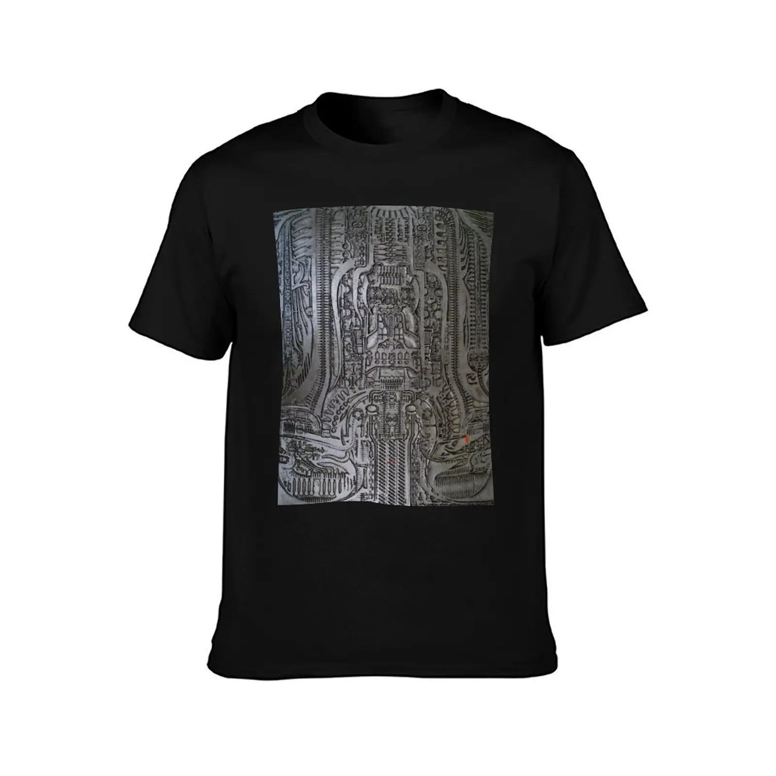 HR Giger Museum, A Floormat. Gruyères, Switzerland T-Shirt, Summer Casual Cotton Tee, Oversized Streetwear Tops, 100% Cotton