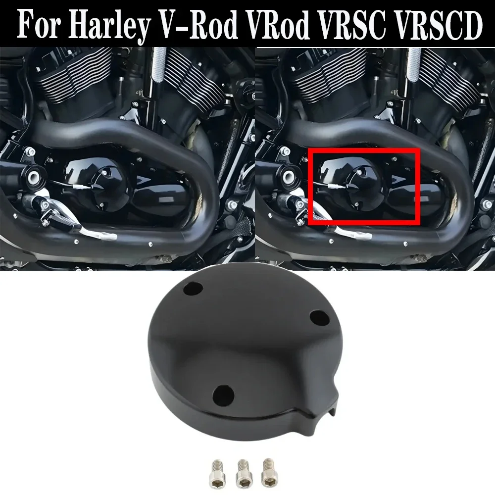 CNC Aluminum Motorcycle Clutch Master Cylinder Cover Engine Right Side Cover 34928-05 For Harley V-Rod VRSC Night Rod Special