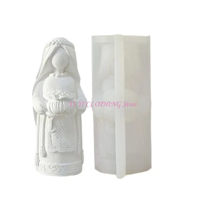 

N5KF Bride Silicone Mold Easy Releasing Moulds Reusable Crafting Moulds and Soaps Moulds Silicone Texture for Crafting