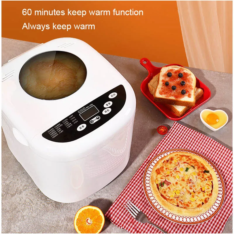 Automatic Multifunction Bread Maker Intelligent Electric Jam Yogurt Fermenter Cake Toast Baking Machine Oven Knead Dough Mixer