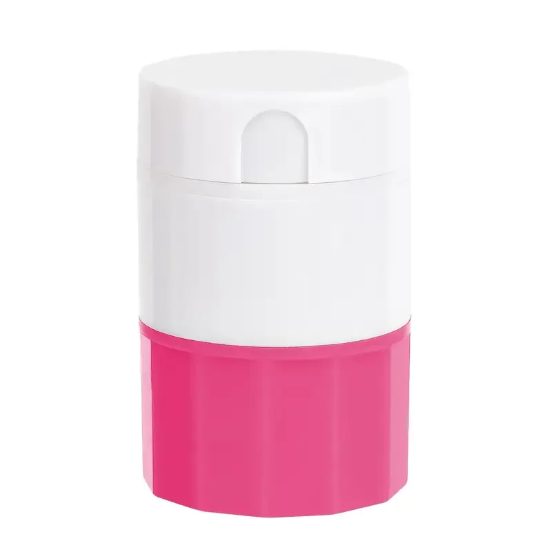 مجموعة قطع ومطحنة حبوب منع الحمل 4 في 1 مع صندوق تخزين. تقسيم الحبوب والطحن إلى البودرة للمنزل أو السفر أو استخدام الحيوانات الأليفة #6