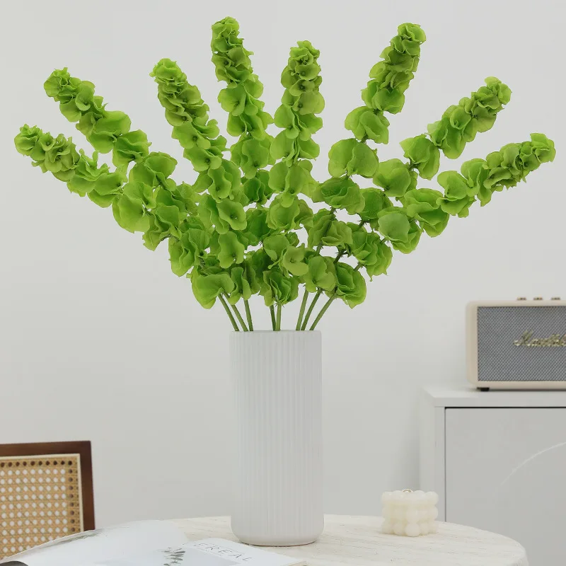 5pcs Advanced Simulation Single Branch Shell Flower Green Plant Home Decoration Flower Arrangement Plant Landscape Bouquet