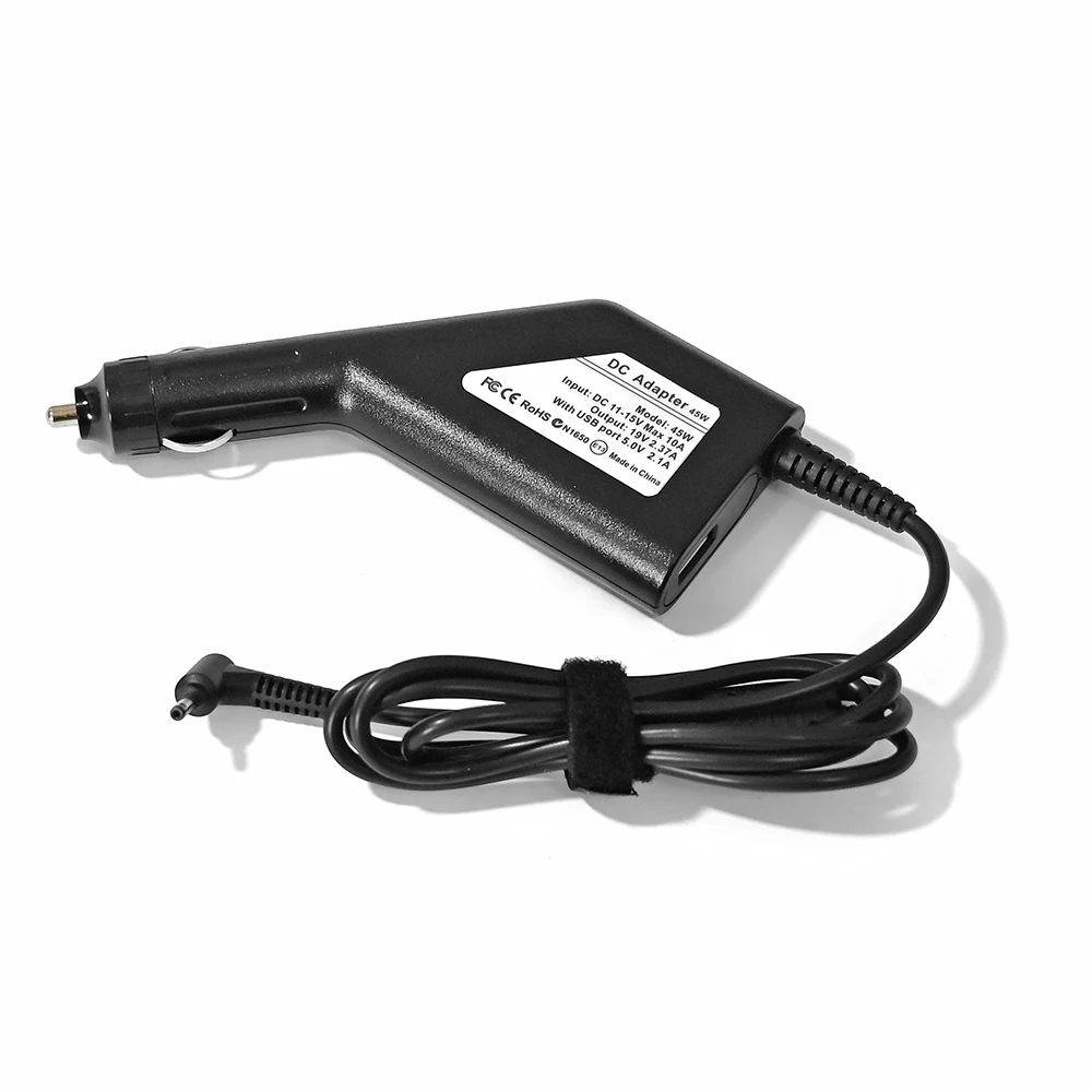 19V 2.37A 45W Car Laptop Adapter Charger For Acer Aspire S7 391 V3-371 Switch12 PA-1450-26 A13-045N2A 547H 56RQ SF314-51-76