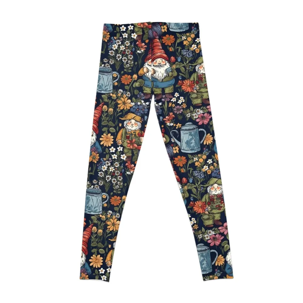 Garden Gnome Pattern Leggings active wear Clothing fitness Womens Leggings