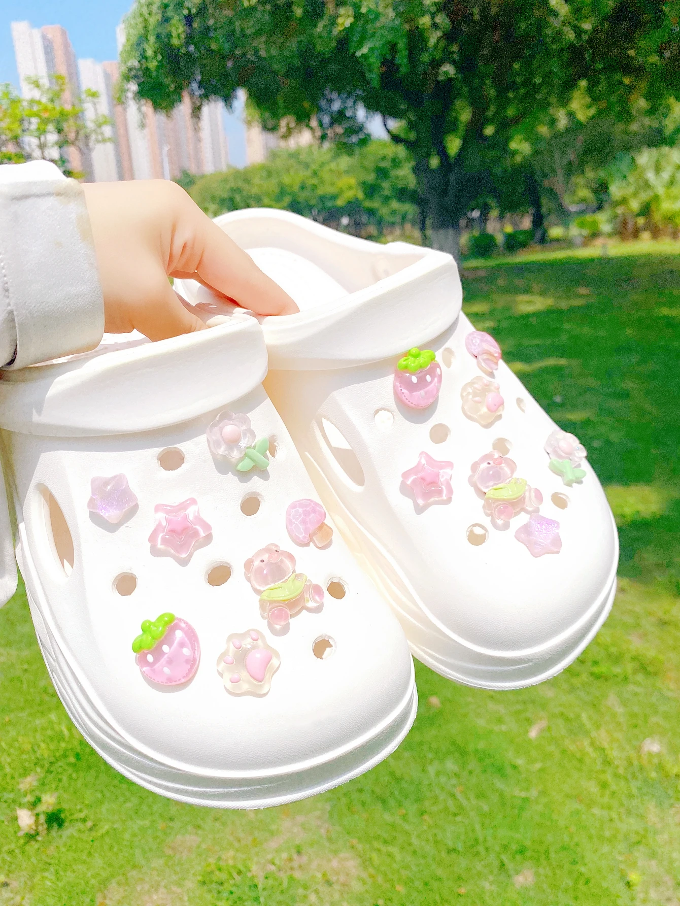 14-piece shoe decoration DIY casual shoe decoration - An interesting and versatile way to personalize your footwear