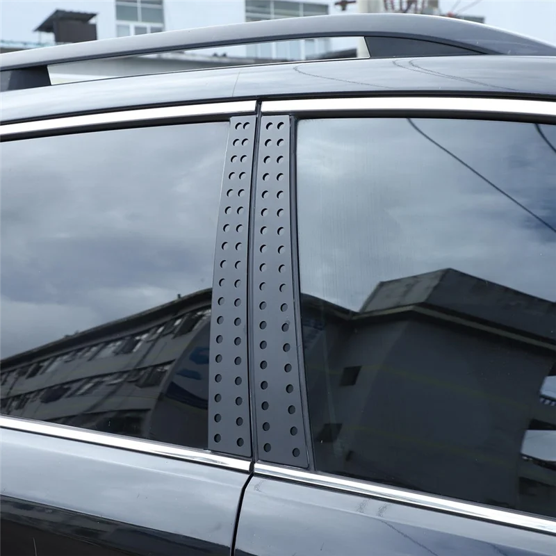 

Unique Center Door Pillar Post Trim Aluminum For Subaru Forester 2013-2018 Car B Pillar Door Window Trim Cover Accessories