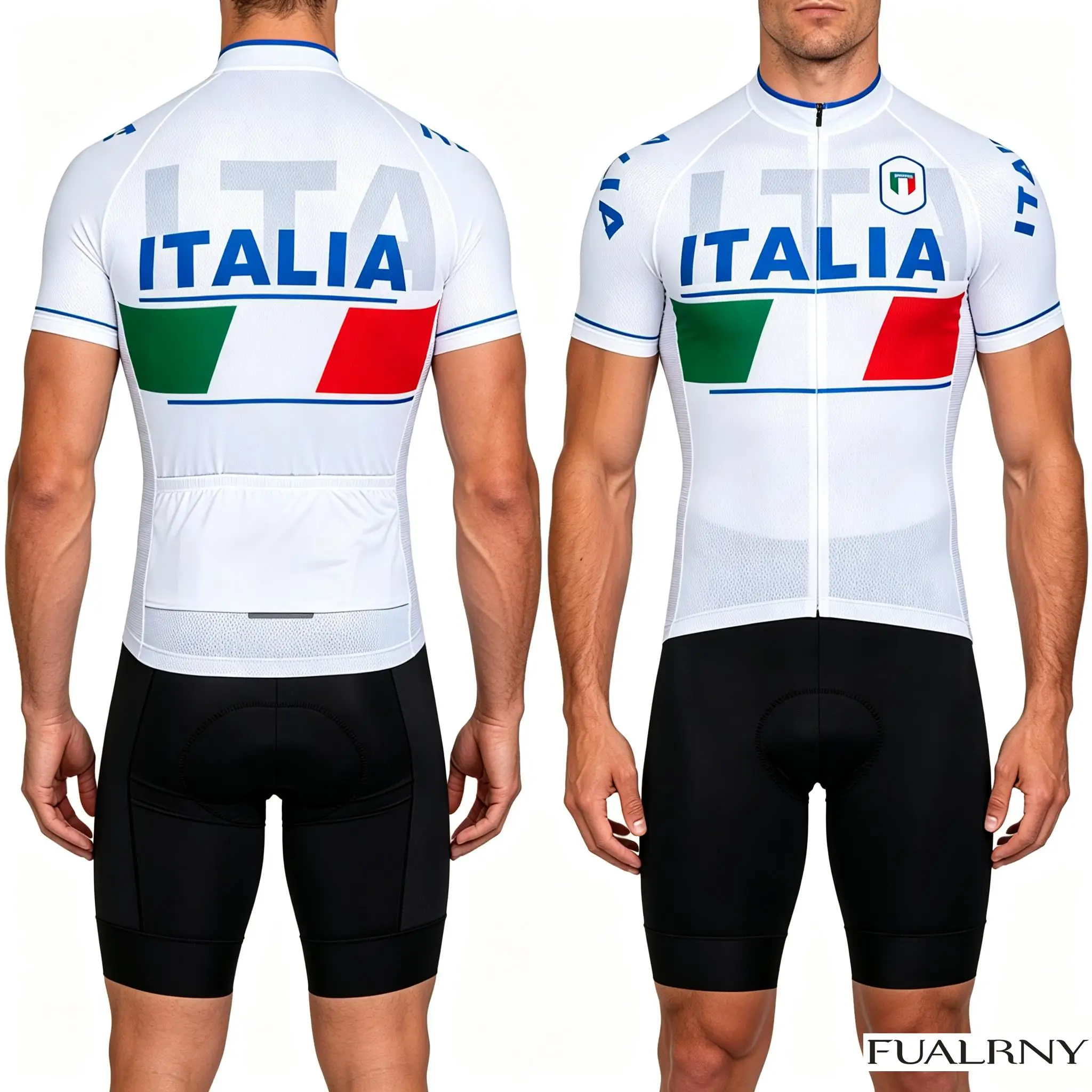 ITALIA Summer Cycling Jersey Set Maillot Bike Jersey Bibs Shorts Set Men Summer Quick Dry Ropa Ciclismo Road Bicycle Clothing