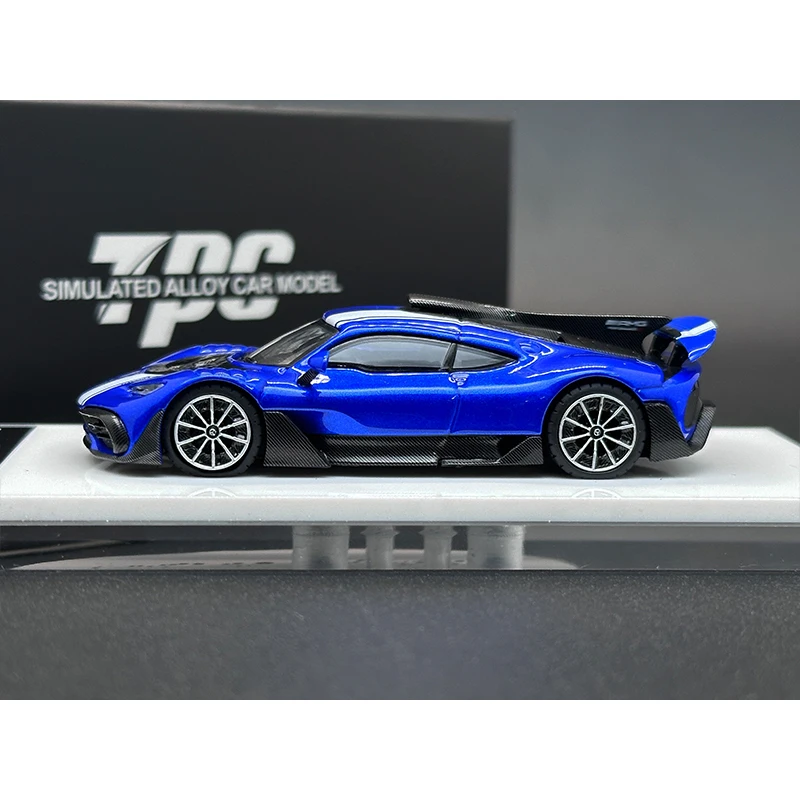 TPC In Stock 1:64 ONE Metal Blue Diecast Diorama Super Car Model Collection Toy