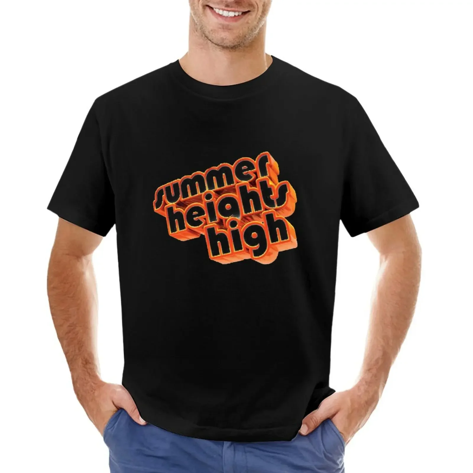 Summer Heights High T-shirt boys whites plus sizes plus size tops plain black t shirts men