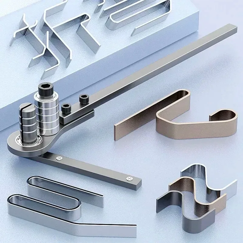

Manual Easy Flat Iron Bending Machine Steel Wire Small Wire Copper Row Round Steel Bending Machine Bending Tool