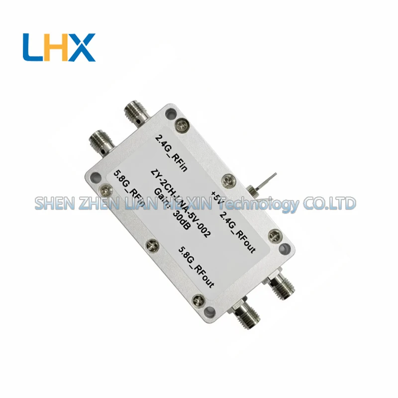 4.4G 5.8G LNA high-gain dual-frequency split 2 low-noise playback image transmission detection and positioning new in stock