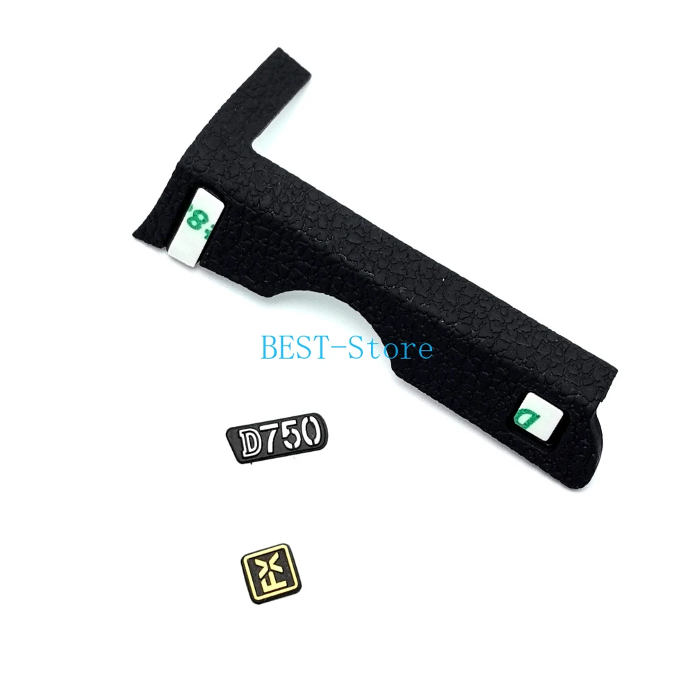Puerto de sincronización para Nikon D750, goma lateral + logotipo D750 + FX con cinta adhesiva, accesorios para cámara, nuevo
